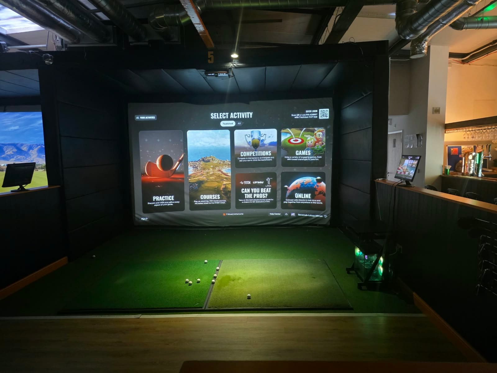 TrackMan iO Bay 5 in Action